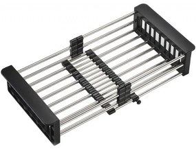 Mexen телескопичен кухненски сушилник с регулируема ширина, черен - 660730-70