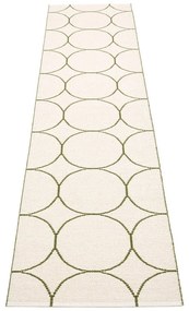 Тъмнозелена пътека за открито и закрито 70x300 cm Boo Dark Olive – Pappelina