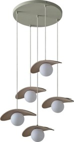 Osram - Висящ полилей на кабел DECOR PEARL 5xG9/5W/230V бежов