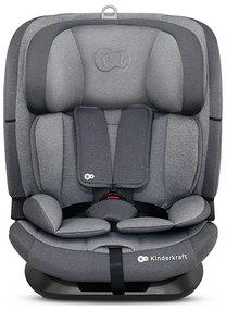 KINDERKRAFT - Седалка за кола ONETO 3 i-Size (76-150 см) + Isofix Cool сив