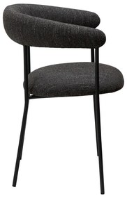 Антрацитен стол Plenti – DAN-FORM Denmark