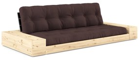 Тъмнокафяв разтегателен диван 244 cm Base – Karup Design