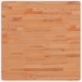 355975 vidaXL Плот за маса 70x70x2,5 см квадратен масивен бук