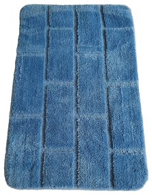 Синя постелка за баня 50x80 cm - JAHU collections