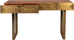 Конзолна маса с плот от мангово дърво, дължина 140 cm Volan - Dutchbone