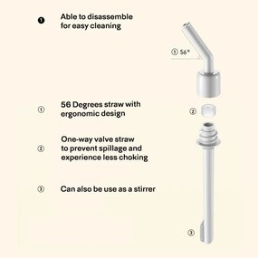 Преносима бутилка за напитки Buydeem CD1017-CG, 500 мл, Вградена сламка, Непропусклива, Термоустойчиво стъкло до 150°C, BPA free, Зелен