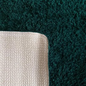 Стилен килим в тъмнозелен цвят Ширина: 80 см | Дължина: 150 см