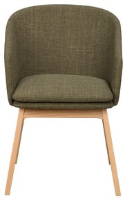 Зелени тапицирани трапезни столове в комплект 2 бр. Windham – Rowico