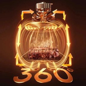 Фритюрник с горещ въздух Dreame AF30, 2300W, 7 л, 12 програми, 50-200°C, Dual-Source Cyclonic Heat, SmartSteam, LED, NTC, Бял