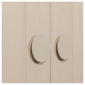 Кремав гардероб от бор 110x200 cm Noah - WOOOD