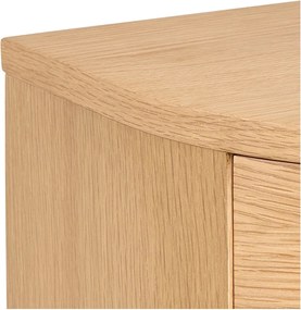 Нощно шкафче от декор от дъб в светло естествен цвят Paron – Actona