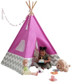 Детска палатка - TeePee - KidKraft - розова