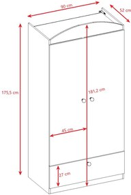 Гардероб Babydreams Cartoon-Roz- Baby Dino