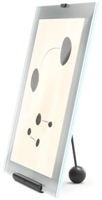 Черна стъклена стояща рамка 26x30,5 cm Flute – Umbra