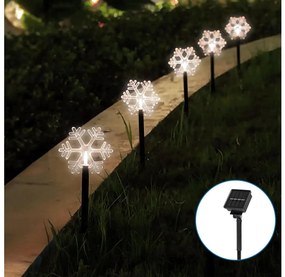 Aigostar LED соларна коледна лампа LED/0,054W/1,2V 1m IP65 студена бяла