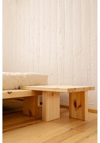 Кафяво нощно шкафче от масивен бор Japan – Karup Design