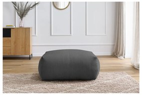 Тъмносива табуретка от рипсено кадифе Voltaire – Bobochic Paris