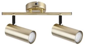 Метален прожектор в златист цвят 9x36 cm Colly – Candellux Lighting