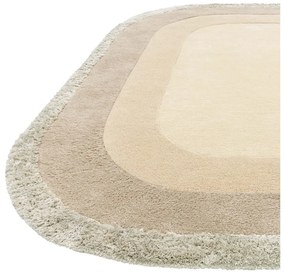 Кремав ръчно изработен килим със смес от вълна 200x290 cm Halo – Asiatic Carpets