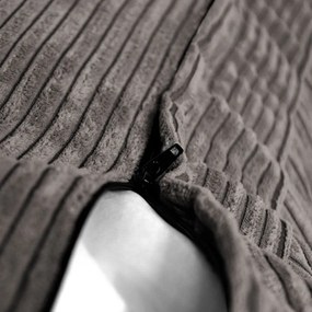 Пуф от рипсено кадифе в тухлен цвят Seat Lounge – SLOWDOWN