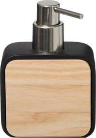 Дозатор за сапун 5five Natureo, Смола - Черен