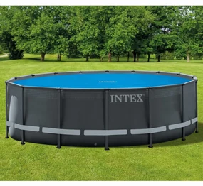 Intex Соларно покривало за басейн, кръгло, 488 см