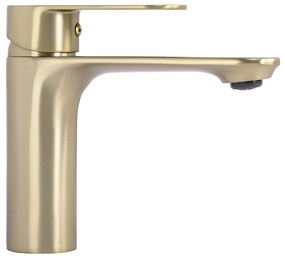 Смесител за мивка Rea Drop Brush Gold low