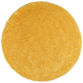 Жълт килим Aqua Liso, ø 80 cm - Universal