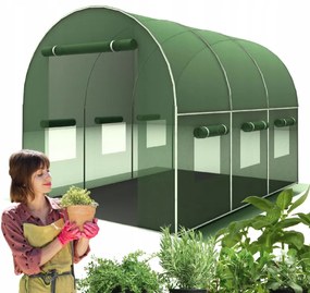 Подсилен градински фолиен оранжериен тунел PREMIUM 2 × 3 m + ПОДАРЪК