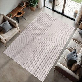 Кремава пътека за открито и закрито 80x250 cm Doha 1658 Cream – Ayyildiz Carpets