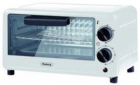 Мини фурна Rosberg R51441C, 800W, 9 литра, 100-230C, Аксесоари, Бял