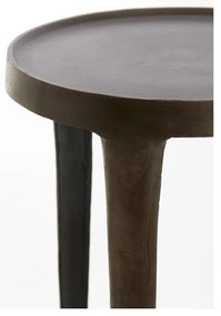 Метални кръгли странични масички в комплект от 2 бр. 35x35 cm Tobias – Light &amp; Living