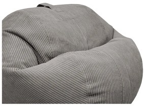 Пуф от рипсено кадифе в цвят горчица Roll 105 – SLOWDOWN