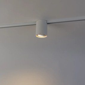 Модерен 1-фазен релсов прожектор бял - Rondoo Up