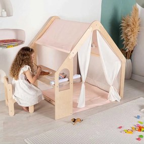 GINGER HOME Дървена къща за игра 6в1