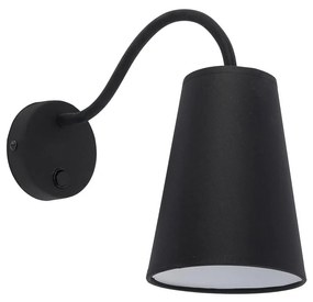 Стенна лампа WIRE BLACK 1xE27/60W/230V