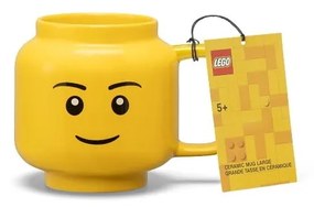 Жълта керамична бебешка чаша 530 ml Head - LEGO®