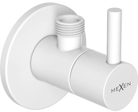 Mexen R2 ъглов вентил за батерия 1/2"x3/8", бял - 79972-20
