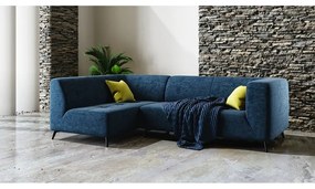 Тюркоазено син ъглов диван , десен ъгъл Toro - MESONICA