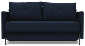 Тъмносин разтегателен диван Cuber с подлакътници Mixed Dance Blue, 100 x 154 cm Cubed - Innovation