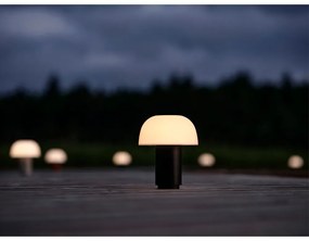 Черна алуминиева LED затъмняваща се настолна лампа (височина 22 cm) Harvest – Zone