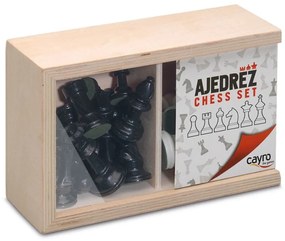 Cayro - Фигури за шах в дървена кутия Nº3