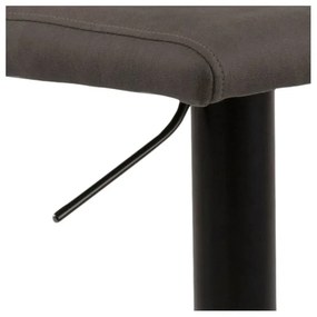 Антрацитен бар стол с регулируема височина (височина на седалката 78,5 cm) Avanja – Actona