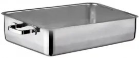 Inoxriv - Иноксова дълбока тава за готвене с дръжки 36x25xh8см-PROFI (53106201)