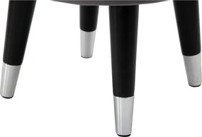 Табуретка от сиво кадифе Paris - Mauro Ferretti