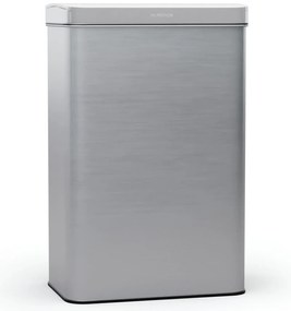 Klarstein Touchless, сензорен кош за отпадъци, 60 л, неръждаема стомана, плавно затваряне, захранване с батерии, LED дисплей, таймер