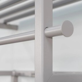 Сиво-бежова метална стенна закачалка с рафт Rizzoli - Spinder Design