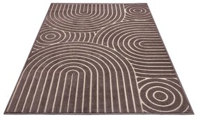 Кафяв килим 57x90 cm Iconic Wave - Hanse Home