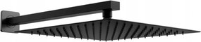Mexen Slim дъждовен душ 25 x 25 см с душ рамо, черен - 79125112-70