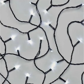 LED външен гирлянд 100xLED/10m IP44 студена бяла